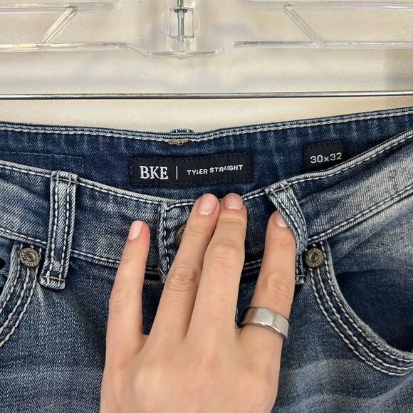 BKE Denim Jeans Men's 30x29* Blue Jake‎ Straight Leg Medium Wash - Picture 3 of 7